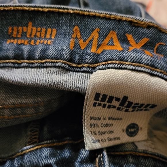 Urban Pipeline Men's Blue Denim Jeans Straight 34 X 30 - Picture 2 of 7